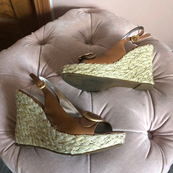 Jessica Simpson Jakayla Wedge Sandals Size 8.5M – Marti  Tan Jessica Simpson Wedges